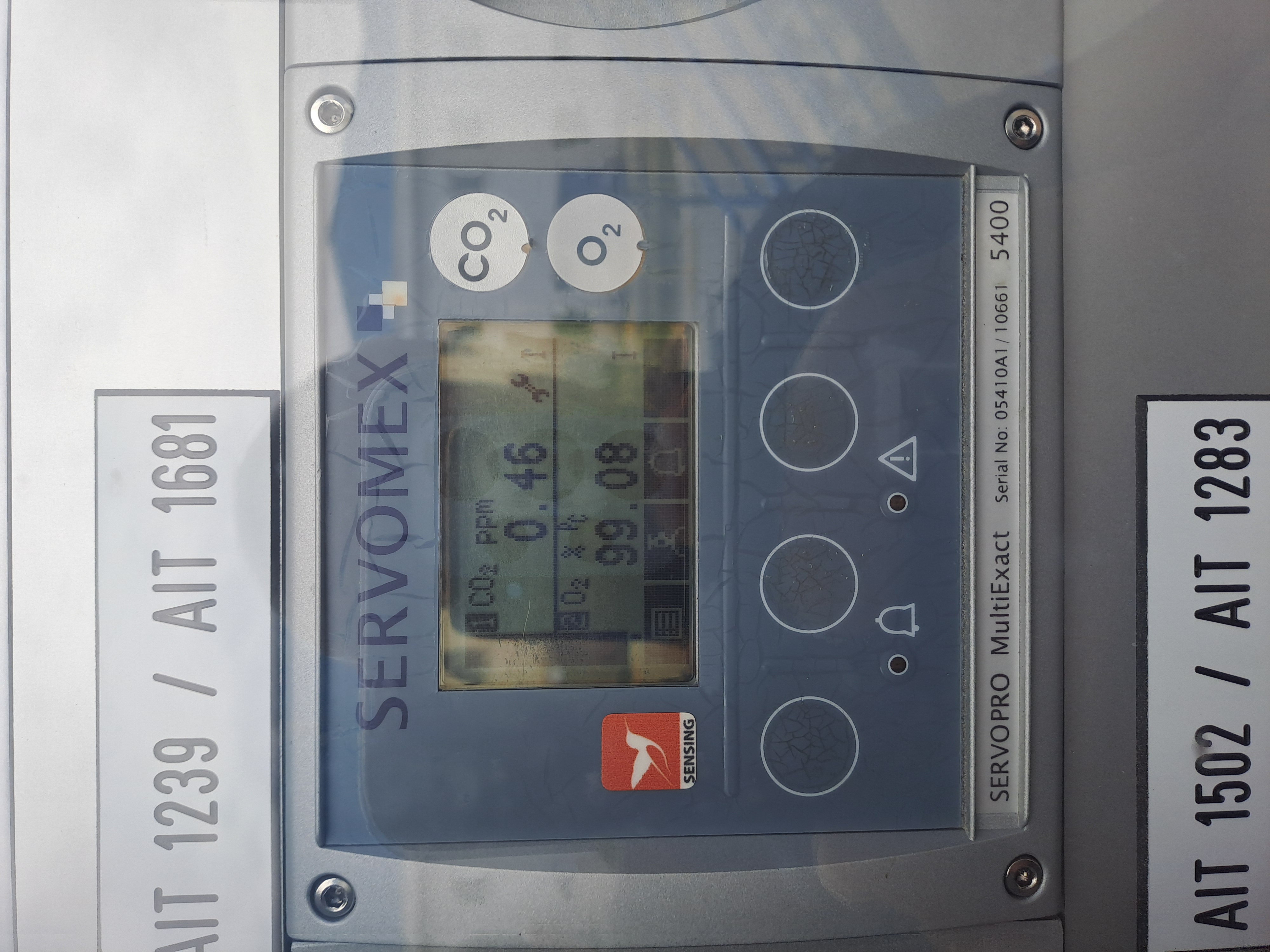 kalibrirane servomex co2 o2 analizator 02
